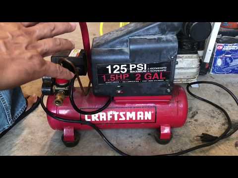 How to fix air compressor that doesn't build the air