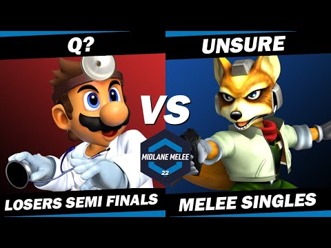 Q? vs Unsure - Losers Semi Finals | Midlane Melee 22