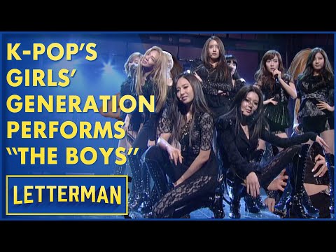 Girls' Generation Performs "The Boys" | David Letterman