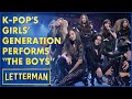 Girls Generation Performs The Boys David Letterman