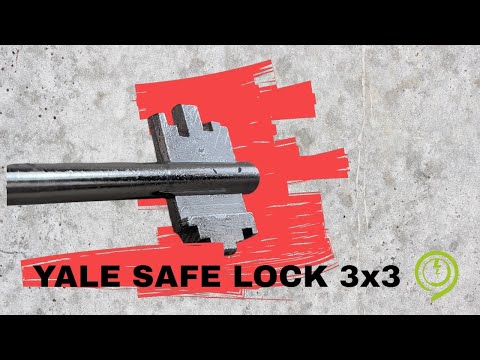 Yale Safe Lock 3x3 opening with LuckyDecoder by LuckyLocks AD