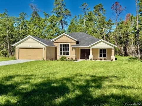 Price Reduced! Homosassa Florida New Construction Home For Sale MLS# 848380