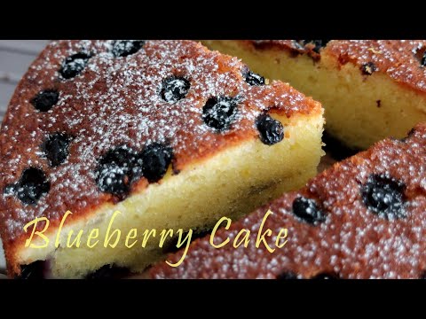[ENG] 슬슬 섞으면 끝! 세상 촉촉, 블루베리 케이크  Blueberry Cake | 하다앳홈