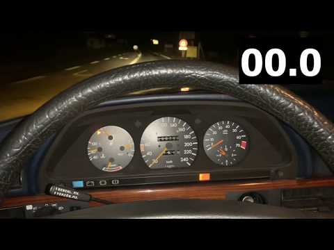 W126 280 SE 0-100km/h & 0-160km/h