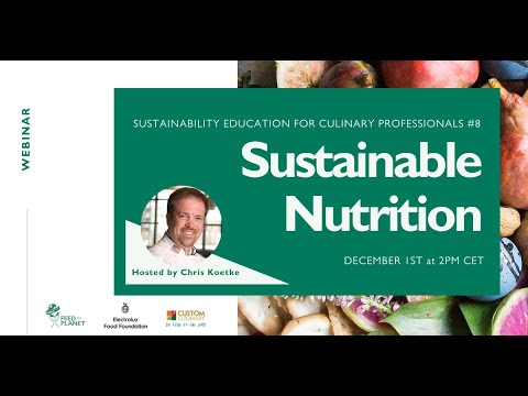 Sustainability Education#8: Sustainable Nutrition