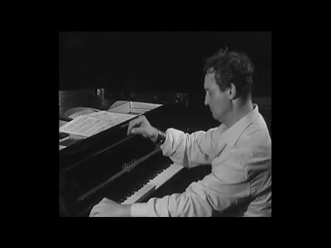 Cziffra rehearses Liszt - Totentanz (excerpt) (1959)