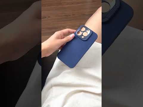 Чехол на iPhone 14 Pro черный матовый силиконовый с защитой на камеру и подставкой на телефон Айфон 14 Про - фото 1 - id-p2037619357