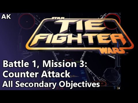 TIE Fighter - Battle 1, Mission 3: Counter Attack (All Secondary Objectives)