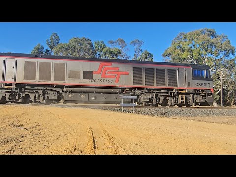 5MP9 SCT down "Dark Ghost #1" (4 locos), Laverton to Forrestfield, 735, 12/12/25, Great Western VIC 