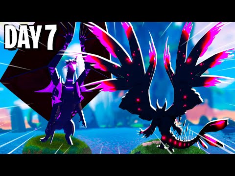 I Survived 20 Days As A Void Dragon! - Roblox Creatures Of Sonaria