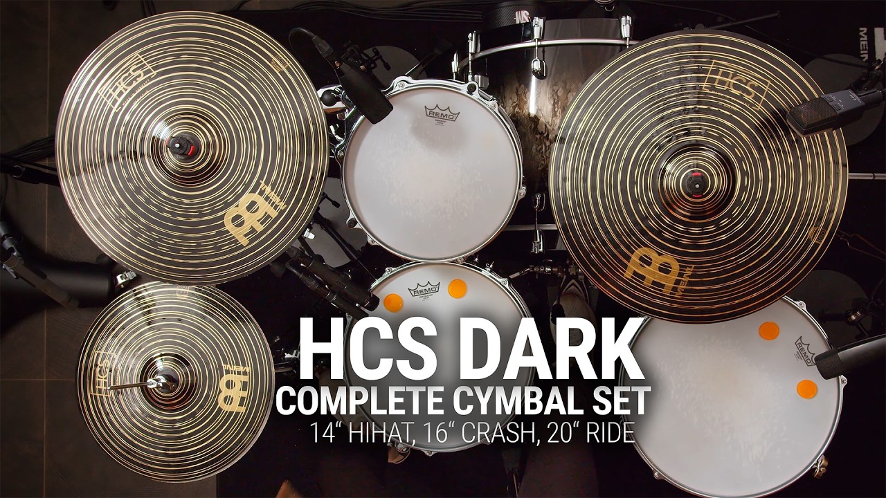 Meinl HCS Dark Cymbal Pack (14HH / 16CR / 20R)