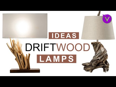Driftwood Lamps / 50+ DIY PROJECTS / Design Ideas