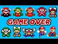 Evolution Of Super Mario Land Ports Game Over Screens Official Hacks Fan Games