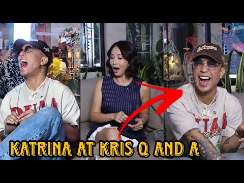 Katrina Halili at Kris Lawrence KUMASA sa Q and A!Katie Lawrence