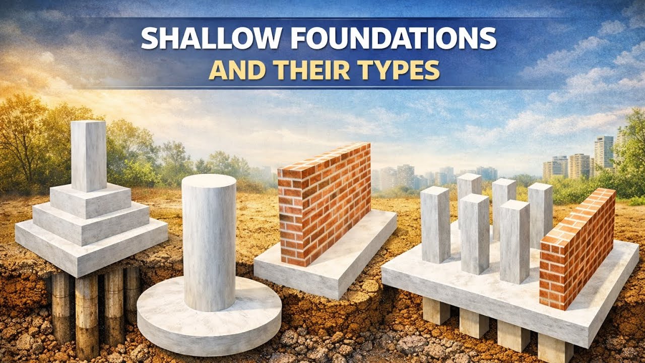 Shallow Foundations and Their Types || Types of shallow Foundation || Foundations in Building #2