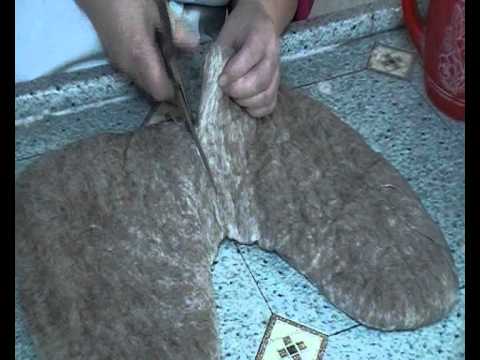 Fabrication du feutre en mongolie
