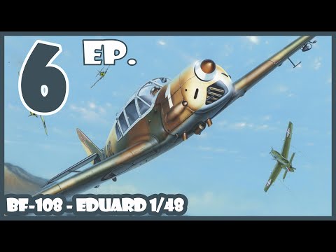Messerschmitt Bf-108 Taifun - ep6 - Eduard - 1/48 - plastic model airplane build