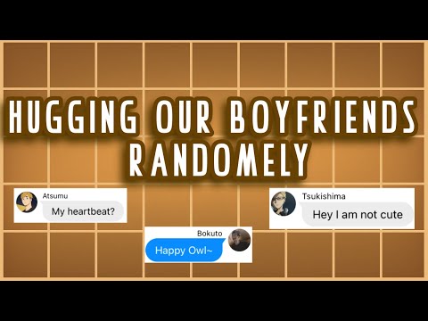 | Randomly Hugging Our Boyfriends CHALLENGE | SAKUATSU, BOKUAKA, KUROKEN + TSUKIYAMA |