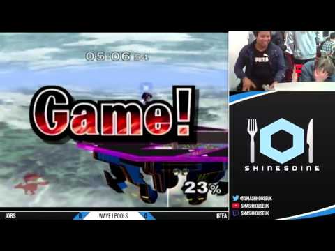 Shine and Dine 2 Pools - Jobs (Falco, ICs) vs BTea (Marth, YLink)