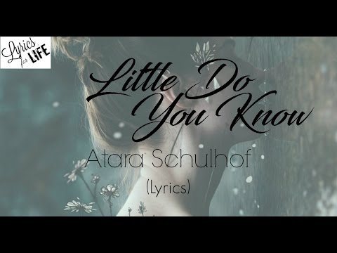 Little Do You Know - Alex and Sierra (Atara Schulhof cover) | Lyrics ► Lyrics for Life