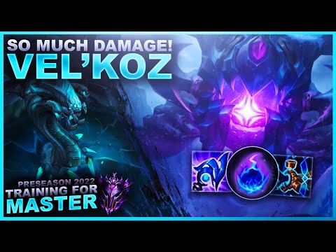 VEL'KOZ DOES SO MUCH DAMAGE! - Training for Master | League of Legends