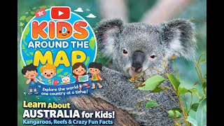 Learn About Australia for Kids! 🇦🇺 Kangaroos, Reefs & Crazy Fun Facts | Kids Around the Map gameplay video by mgorham, 8:10 duration