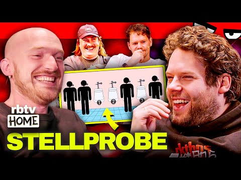 Das Pissoir-DILEMMA: Welches nimmst DU? & Heiratsantrag durch WIR MÜSSEN REDEN! | RBTV Home