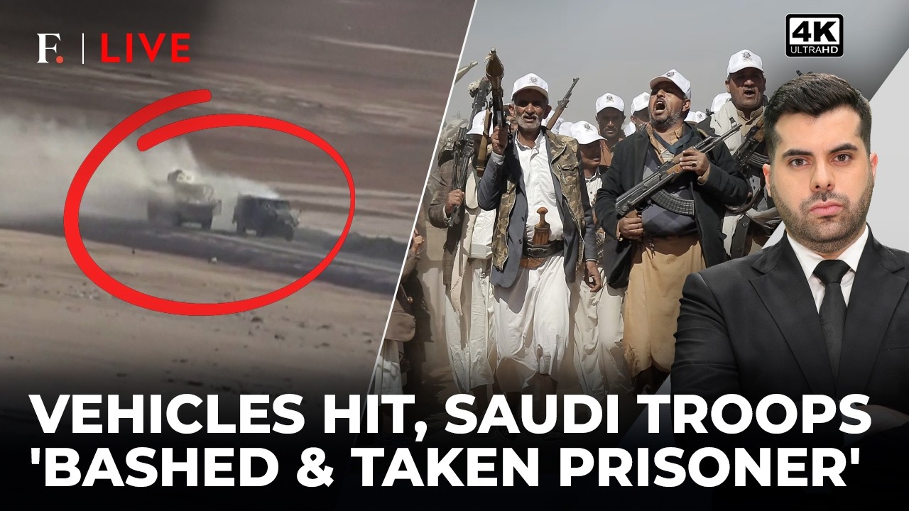 On Cam: Houthis Blow Up Armoured Vehicles, Beat and Capture Saudi Troops| Firstpost Live| 4K