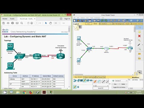 9.2.2.6 Lab - Configuring Dynamic and Static NAT