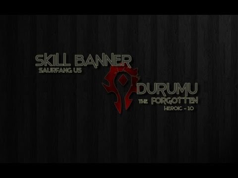 Skill Banner vs Heroic Durumu the Forgotten 10 Man - Warlock PoV