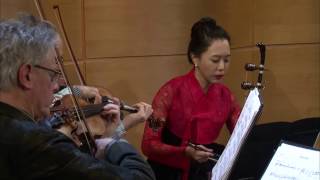 Kronos Quartet and Soo Yeon Lyuh perform Lyuh's "Yessori (Sound from the Past)"
