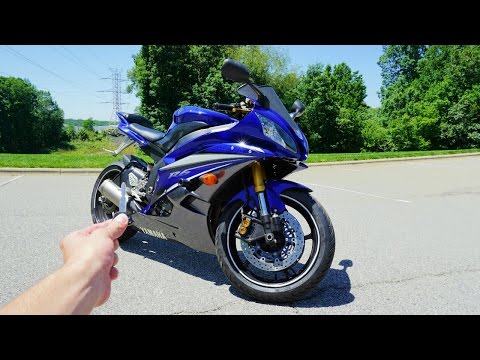 2007 Yamaha R6: Exhaust, Walkaround, Test Ride and Review
