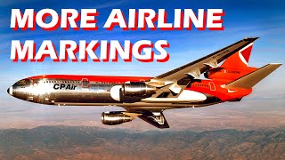 AIRLINER COLOR SCHEMES - PART 2: More of Your Favorite Airline Markings!