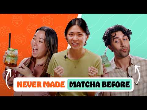 Two Beginners Compete to Make the Perfect Matcha | First Time Food Wars | A*Pop
