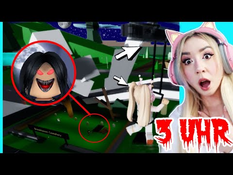 DROHNE BEKI überwacht WEDNESDAY Addams auf FRIEDHOF 3 Uhr Nachts (noob in Roblox BROOKHAVEN)