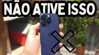 NÃO ATIVE ISSO NO IPHONE! 🚫 6 Recursos que DEVASTAM a BATERIA e a SAÚDE do seu iOS 26!