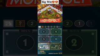 monopoly big win 2 roll or 8× | #CasinoFever #GambleGlam #shorts