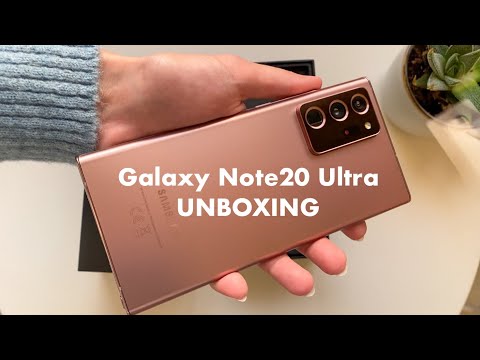 Samsung Galaxy Note20 Ultra 5G Mystic bronze unboxing!! an iPhone user buying Samsung!