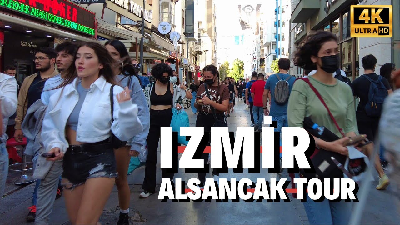 Immersive street-level walking tour through Izmir, Turkey, showcasing authentic urban landscapes, local architecture, and the vibrant atmosphere of the city's neighborhoods