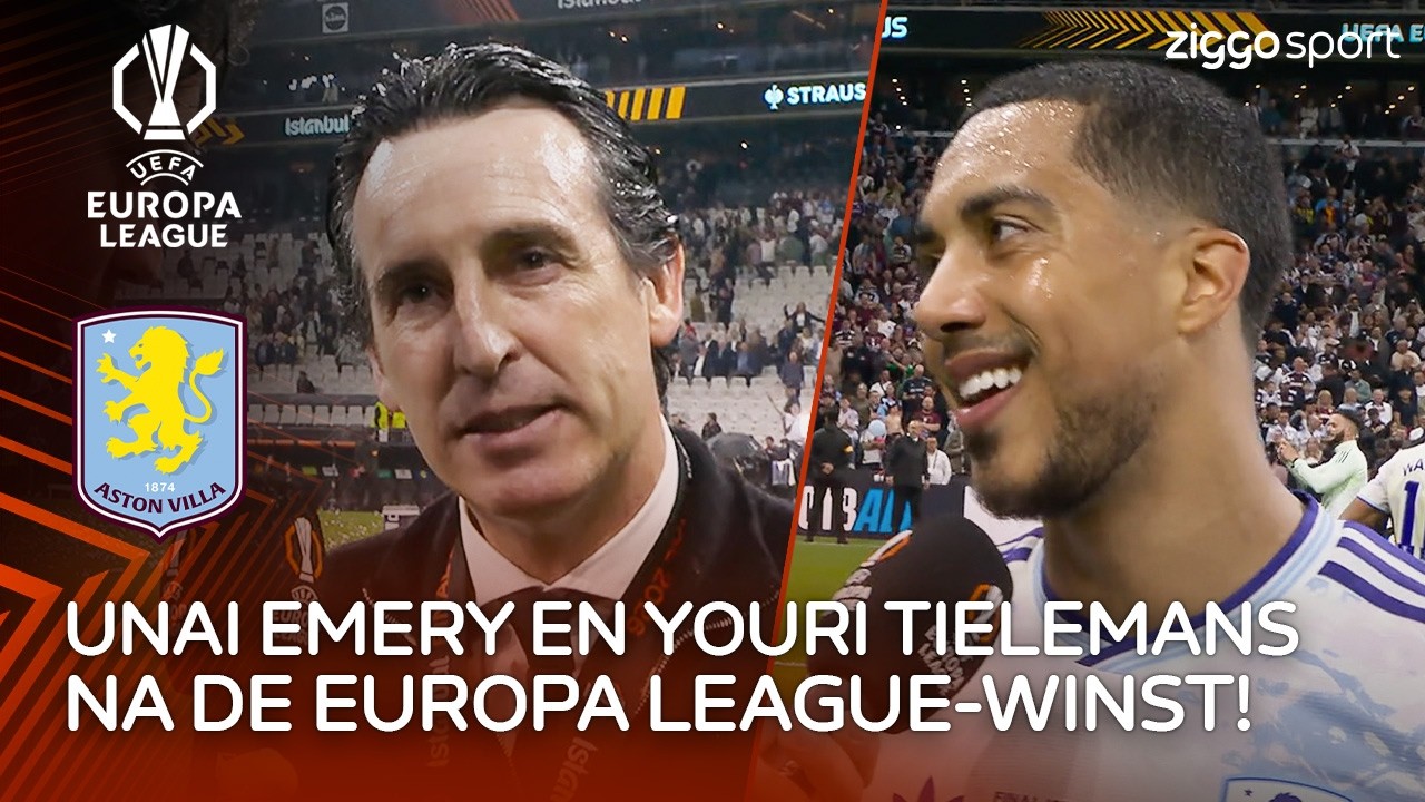 Emery: "Veel trotser kan ik niet zijn op mijn ploeg!" 🏆 | Interview Emery, Tielemans & Lindelöf
