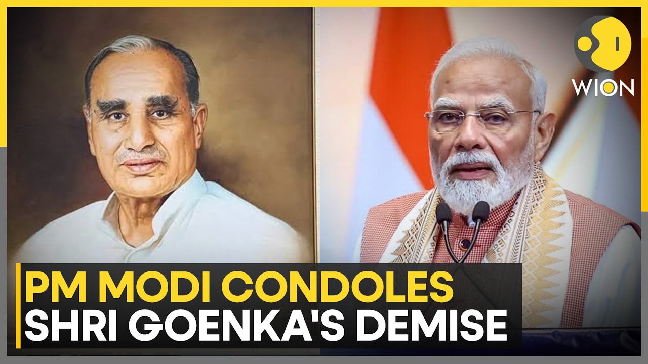 Remembering Nand Kishore Goenka; PM Modi Pays Tribute to Shri N K Goenka | WION News