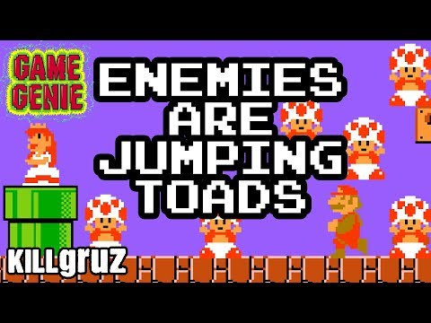 All Enemies are Jumping Toads! - Super Mario Game Genie Challenge