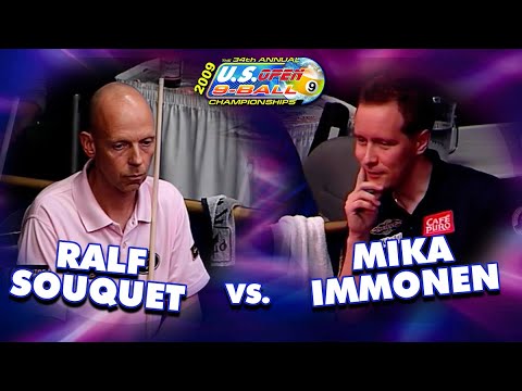 9-Ball - MIKA IMMONEN vs RALF SOUQUET - 2009 US Open 9-Ball Championship Finals