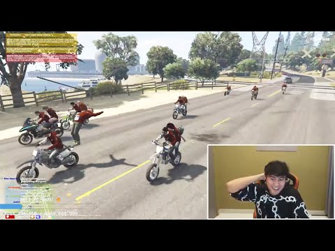 KONVOI GENG MOTOR BERASA SIRKUS WKWK - GTA V ROLEPLAY