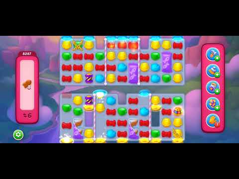 Homescapes ASMR let's play ⏯️ game 🎮 8287 level Fish 🐠 and Rainbowls :)