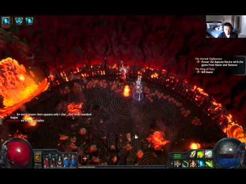 Path of Exile The Awakening Beta - IchibanTryHard's return to PoE - King Kaom Fight Hardcore - oTV