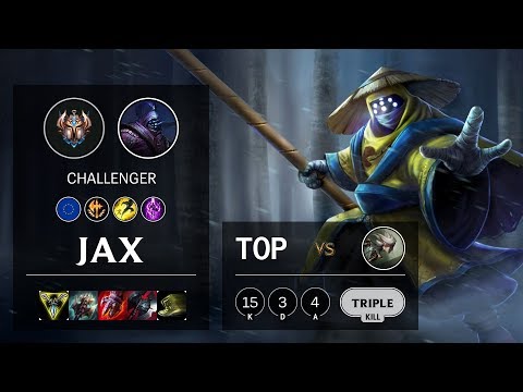 Jax Top vs Camille - EUW Challenger Patch 10.4
