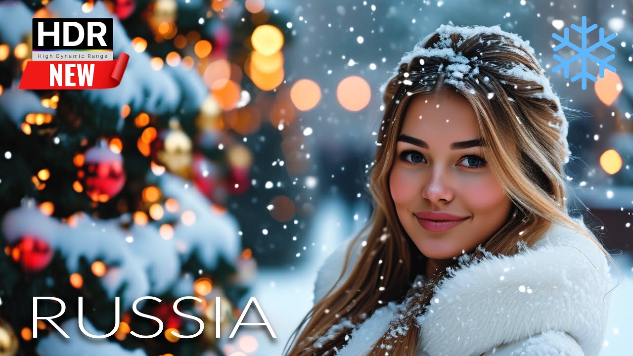 🔥 The RUSSIA They Don't Want You To See! ❄️ Winter Moscow - 4K HDR