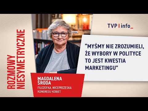 Prof. Środa: myśmy nie zrozumieli, że wybory to jest kwestia marketingu | ROZMOWY NIESYMETRYCZNE