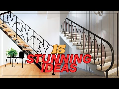 METAL Stair Railing DESIGN Ideas | STUNNING WROUGHT IRON Railings
